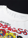 Anime Graphic Crop Top- Outfit