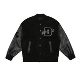retro alphabet embroidery jackets coats men's 2023 new Y2K street hip-hop baseball suit couple casual trend jacket