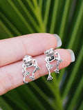 Frog Design Stud Earring- Outfit