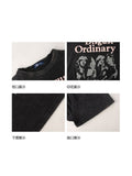 Summer Funny Shirt Women T-Shirts Y2k Harajuku Fashion Korean Vintag Print Crop Tops Vintage Short Sleeve Gothic Black