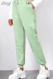 Women Casual Sport Pants Spring Autumn Solid Loose Lace-up Long Trousers Sweatpants Female Running Pantalones