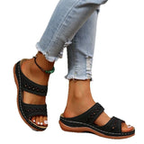 2025 Retro Car Anti-Slip Slope With Round Head Cool Slippers Women's Slippers Line