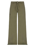 cargo trousers with straight legs and
