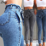 Hole Ripped Jeans Women Pants Cool Denim Vintage Jeans For Girl High Waist Casual Pants Female Slim Jeans