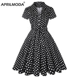 60s Vintage Tunic Dresses Summer Spring Retro Pin Up 2022 Women Jurk Casual Party Robe Rockabilly Dresses