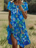 Hot Selling Literary And Art National Wind Round Collar Long
