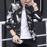 and Autumn Men's Bomber Zip Jacket 2023 Korean Men's Fashion Casual Street Wear Hip Hop Slim Bomber Jacket Men's