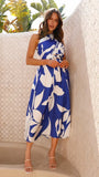 Zingj Spring And Summer New Wish One Shoulder Slim Waist Wipe Show Back