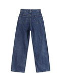 Spring New Women High Waisted Wide Leg Pants Streetwear Korean Fashion Straight Long Trousers Casual E-girl Jeans
