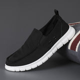 Summer New Men's Shoes Daily Trend Fashion Niche Design Solid Color Leisure Comfortable Flat Bottom Low Help