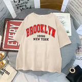 Summer Women Tshirts Casual USA Area Printed Tops Tee Female T Shirt Short Sleeve T Shirt Plus Size Streetwear T
