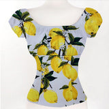 Fashion Slash Neck Cat Animal Printed Retro Vintage Tops Short Sleeve Slim Fit 50s 60s Rockabilly Pin Up Shirts For