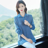 sweater 2023 spring and autumn fake two-piece POLO neck pullover patchwork long-sleeved lace knit bottoming