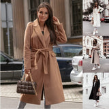 Wool Windbreaker Spring Long Jacket Womens Clothes Ladies Gothic Winter Trench Coats 2022 Female
