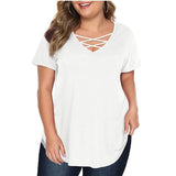 Panel Open Front Cardigan And Crisscross Tank Top Asymmetric Cardigan T-Shirts For Women 3xl 4xl