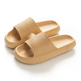Thick Platform Slippers Summer Beach Eva Soft Sole Slide Sandals Leisure Men Ladies Indoor Bathroom Anti-slip