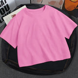 Zingj Women's DIY New Women's Summer Solid Color Short Acceptable With