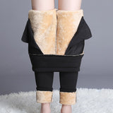 Pants Slim Plus Velvet Fashion LeisureHight Waist Leggings Women Comfortable Stretch Keep Warm Casual Warm Leggings