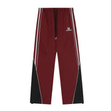 Patchwork Striped Baggy SweatpantsOutfit