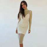 Bandages Set 2021 New Beading Women 2 Piece Sets Sexy Club Party Spaghetti Strap Set