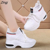 Womens Sneakers Women's Designer Shoes Tennis Female Woman Fashion Trainers Heels Summer Autumn PU Fabric Retro