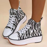 Women Shoes Zebra Pattern Canvas Shoes New Style Female Sport Casual Shoes Women 2021 Chaussure Femme Zapatillas