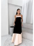 Long Fashion Sling Dress In