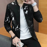 and Autumn Men's Bomber Zip Jacket 2023 Korean Men's Fashion Casual Street Wear Hip Hop Slim Bomber Jacket Men's