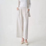Folded High-End High-End Summer Loose Short-Sleeved Big Brand Age Reduction Medium-Long Design
