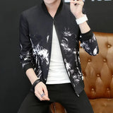 and Autumn Men's Bomber Zip Jacket 2023 Korean Men's Fashion Casual Street Wear Hip Hop Slim Bomber Jacket Men's