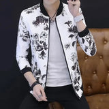 and Autumn Men's Bomber Zip Jacket 2023 Korean Men's Fashion Casual Street Wear Hip Hop Slim Bomber Jacket Men's