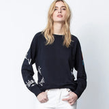 Graffiti Embroidered Pullovers Women Spring Autumn Cotton Loose Sweatshirt Streetwear Design Fashion Tracksuit Ropa