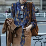 Fake Two Splicing Texture T-Shirt Girl 2025 Spring Intellectual Elegant Texture Sense Thin Age