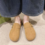 Thick-Bottomed Bag Head Half Slippers Women's New Autumn 2025 New Fashion Soft Bottom Comfortable Anti-Slip Ken