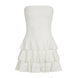 Romantic Sexy Lace Shoulder Corset Dress Niche Design Thin Cash Short Cake