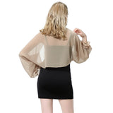 Arm Cover Summer Chiffon Shawl Driving Sleeves Sun Protection Shawl Wrap Scarf Beach Cuff Shoulder Raglan