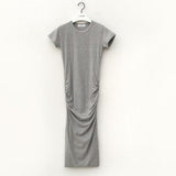 Women Summer One Piece White Midi T-Shirt Dress Bodycon Female 2022 Fashion Clothes