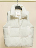 2022 New Winter Cotton Down Vest Women Loose Waistcoat Warm Cotton Padded Jacket Sleeveless Female Winter