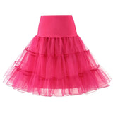 Short Tutu Skirts Petticoat White Black Red Crinoline Vintage Bridal Underskirt For Wedding Underskirt Rockabilly