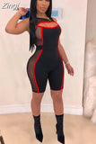 New Sexy Women Sleeveless Mesh Patchwork Jumpsuit See Through Bodysuit One-piece Cut Off Hole Rompers Beach Sports