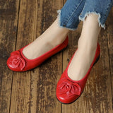 Summer Genuine Leather Shoes Women Butterfly-knot Loafers Women Flats Ballet Autumn Casual Flat Shoes Woman