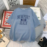 Summer Women Tshirts Casual USA Area Printed Tops Tee Female T Shirt Short Sleeve T Shirt Plus Size Streetwear T