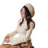 sweaters 2020 Knitted Bottoming long sleeve solid pullover Women striped jumper Autumn Winter knitwear Fit tops