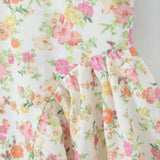 Floral Halter Mini Dress-Outfit
