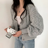 Cable Knit Button Down CardiganOutfit