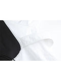 Sleeve Blouse For Women 2023 Oversized Loose Trendy Retro Patchwork Blouses Korean Chic Casual Office Lady Button Shirt