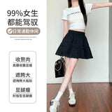 Lace Skirt Girl Spring And Autumn Summer Ballet Cake Dress Sweet High-Waist A Word Ponum Half-Body