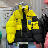 Winter Down Coat Jackets Women Stand Collor Parka Winter Clothing Snow Coat Casual Thick Short Puffer Jacket