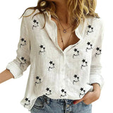 White Yellow Shirts Button Lapel Cardigan Top Lady Loose Long Sleeve Oversized Shirt Womens Blouses Casual Tunic