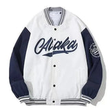 Retro Trend Jackets And Coat Women Y2K New Street Hip-Hop Fashion Baseball Uniform Couple Casual Loose Jacket Top